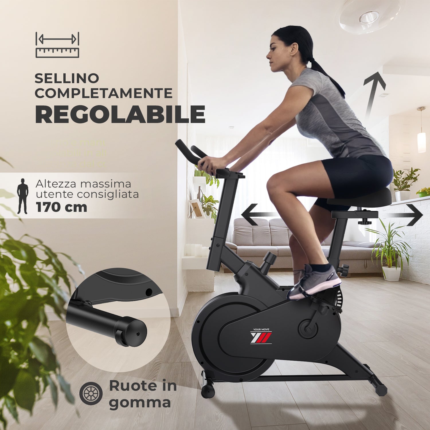 Spinn Bike 1500 | Sellino completamente regolabile