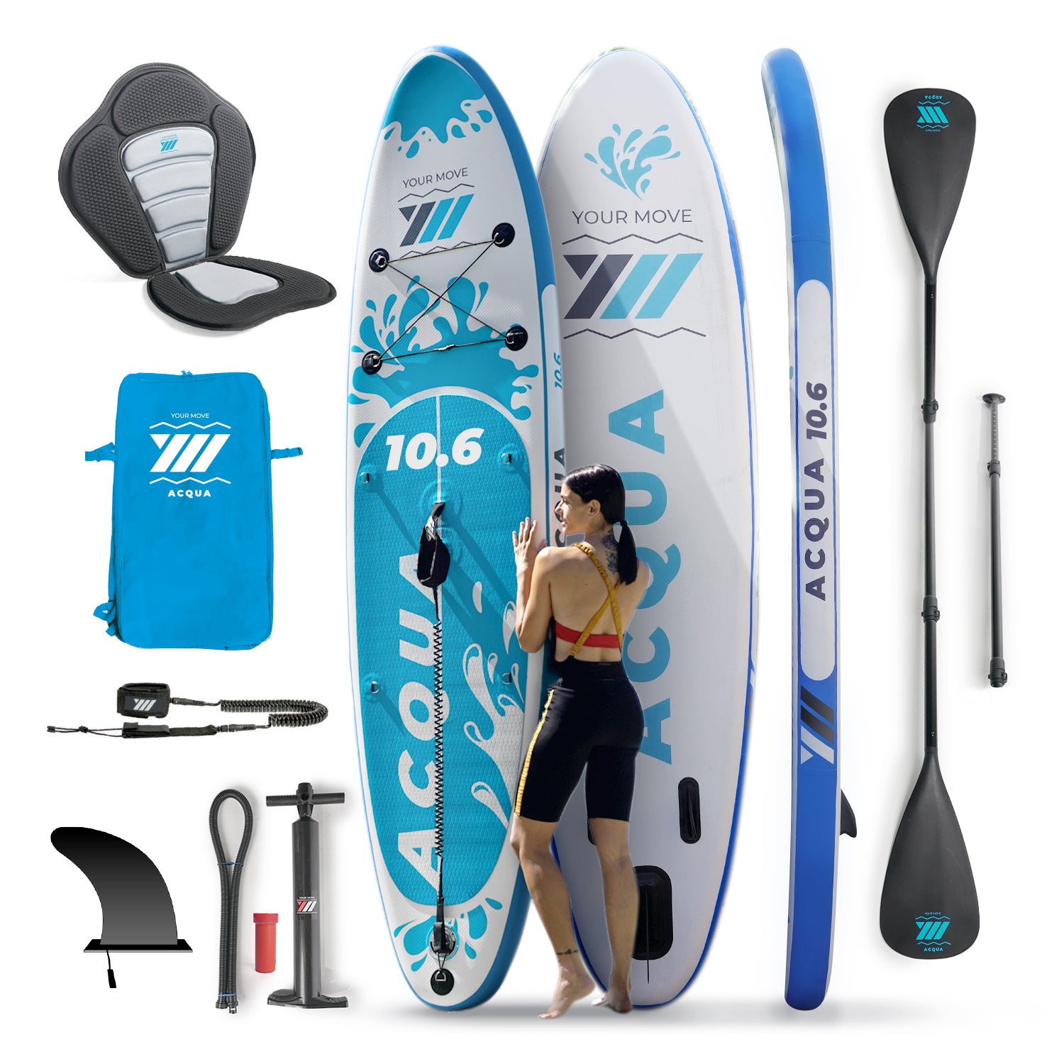 Sedile Per Kayak - TC-S100 - Aquatone - Per Stand-up Paddle-board / 1 Posto - Foto 8
