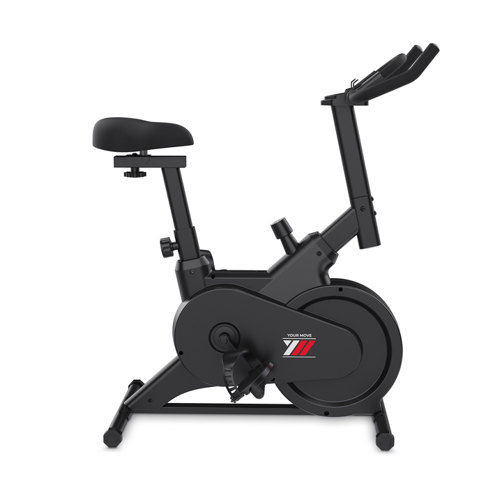 Spin Bike magnetica compatta e regolabile per l'allenamento in casa. 