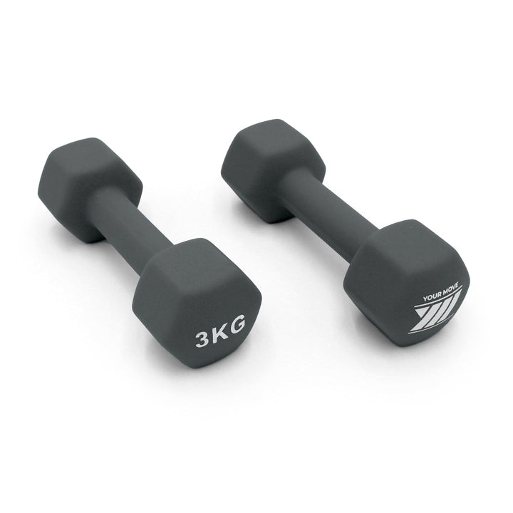 Manubri Pesi Esagonali 0.5-10kg - Rivestimento Neoprene, PDF Workout Incluso - Foto 6