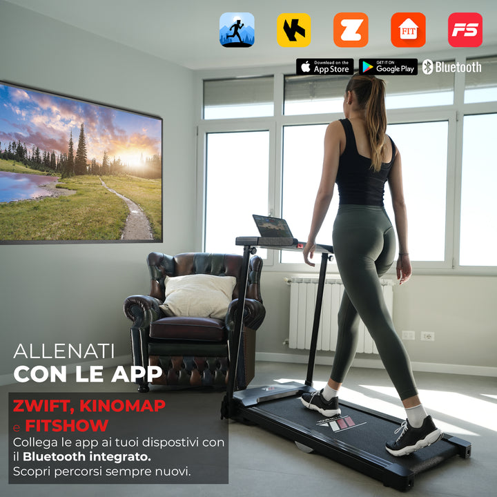 Tapis roulant next 2000 PRO 14 km/h | Allentati con le app