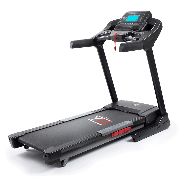 Tapis roulant elettrico Your Move YM TAP 180 con App compatibili dedicate per allenamento online, inclinazione automatica, ampia superficie di corsa e velocità fino a 22 Km/h. 