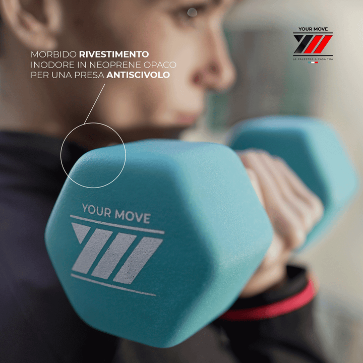 Manubri Neoprene 3 Kg - Accessori Pesistica GetFit Attrezzi Home - Foto 11