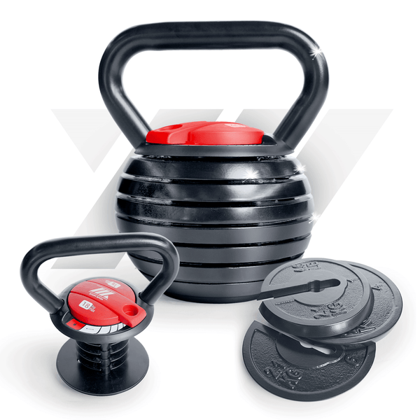 Kettlebell regolabile fino a 18 kg