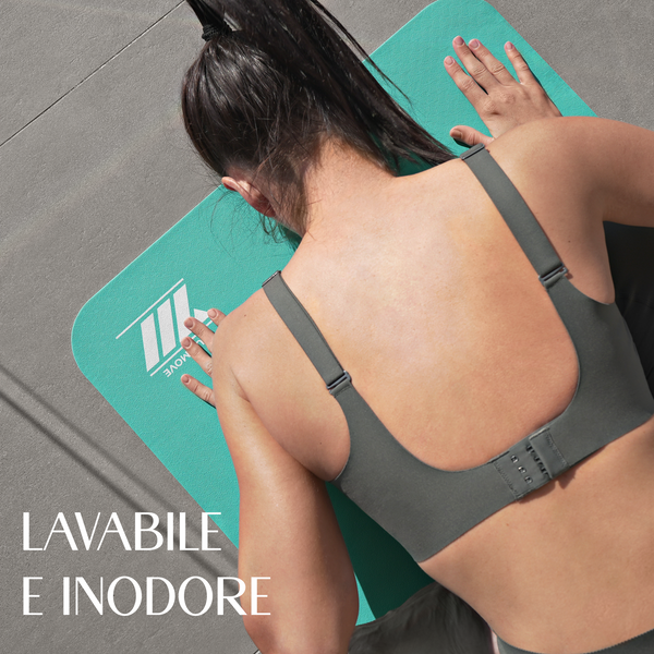 Tappetino per yoga TPE blu