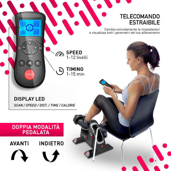 Cyclette Ped Mini servoassistita