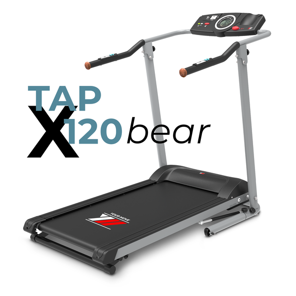 TAP X120 BEAR Tapis de Course Support 180 kg Super Large 12 km/h 12 Programmes Large Surface