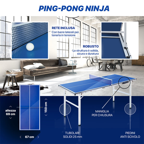 Mini table de ping-pong d'intérieur