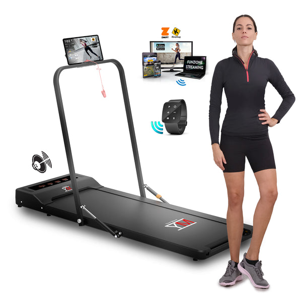 Tapis Roulant WALKING PAD HAND Smart Control 10 km/h Super Slim APP Bluetooth Altoparlanti integrati