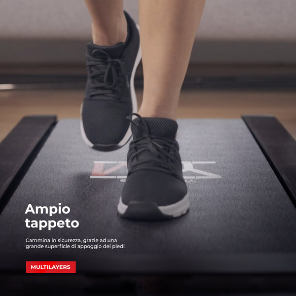 Tapis Roulant WALKING PAD HAND Smart Control 10 km/h Super Slim APP Bluetooth Altoparlanti integrati
